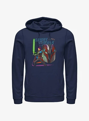 Star Wars Ahsoka Sabine Wren Hoodie Hot Topic Web Exclusive