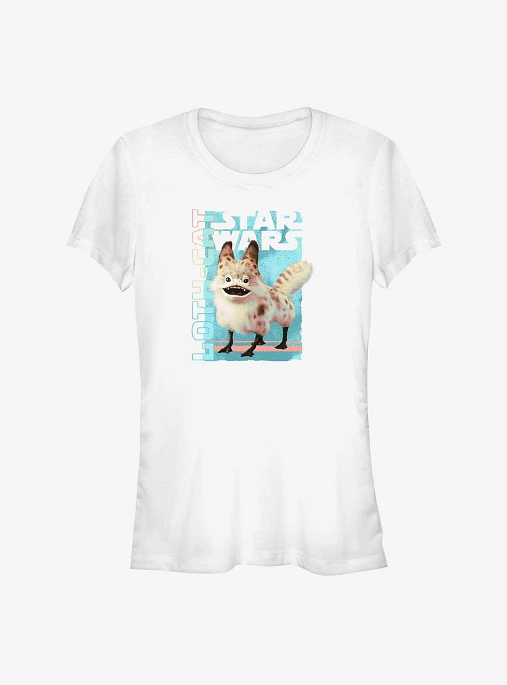 Star Wars Ahsoka Loth-Cat Portrait Girls T-Shirt