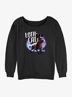 Star Wars Ahsoka Loth-Cat Girls Slouchy Sweatshirt Hot Topic Web Exclusive