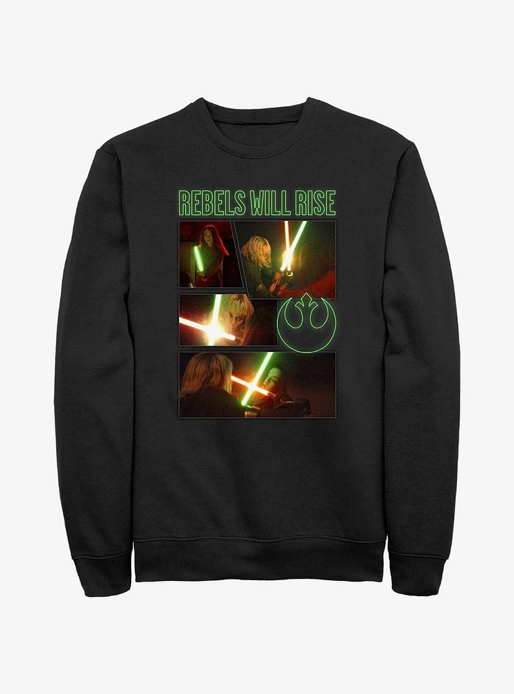 Star Wars Ahsoka Rebels WIll Rise Showdown Sweatshirt