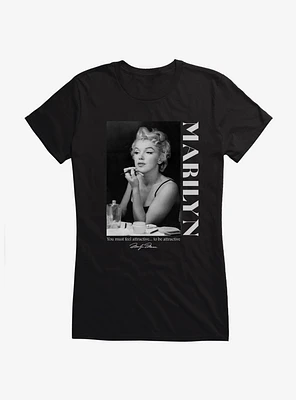 Marilyn Monroe To Be Attractive Mirror Girls T-Shirt