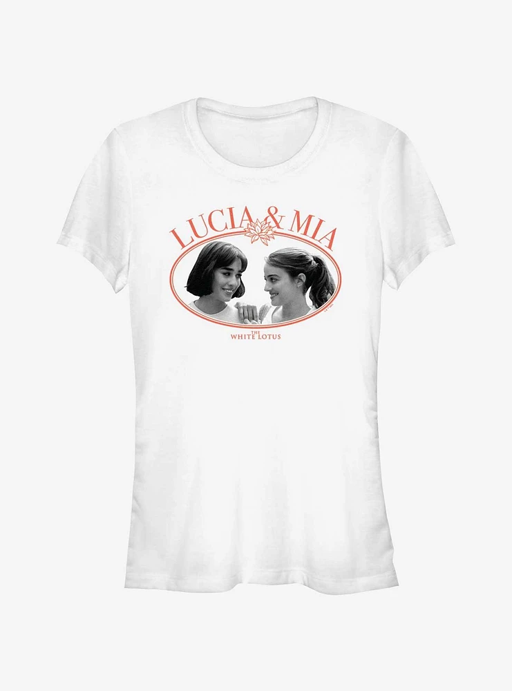White Lotus Lucia And Mia Girls T-Shirt