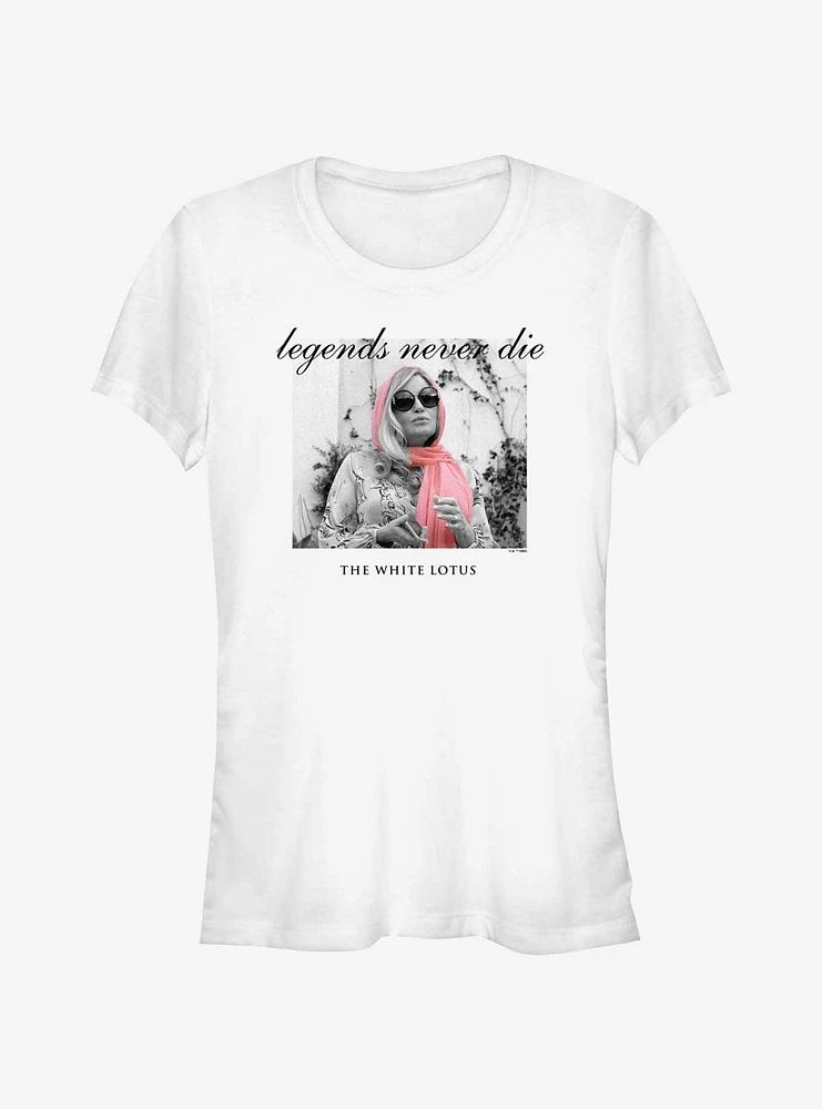 White Lotus Legends Never Die Girls T-Shirt