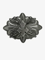 Winged Cross Single Belt Buckle