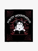 South Park Goth Nobody Understands Us Throw Blanket