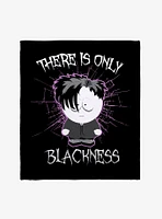 South Park Goth There Is Only Blackness Throw Blanket