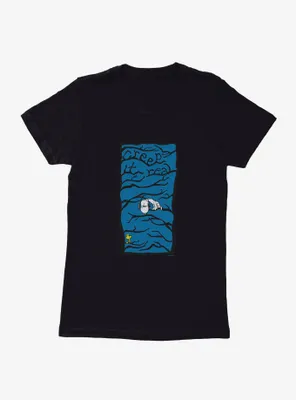 Peanuts Creep It Real Woodstock Snoopy Womens T-Shirt