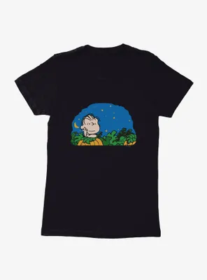 Peanuts Linus Pumpkin Patch Womens T-Shirt