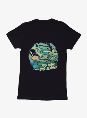 Peanuts Lucy Big Hair Scare Womens T-Shirt