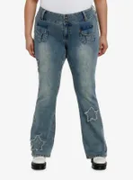 Sweet Society Star Low-Rise Flare Jeans Plus