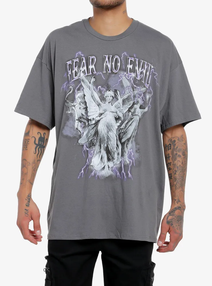 Social Collision® Fear No Evil Oversized T-Shirt