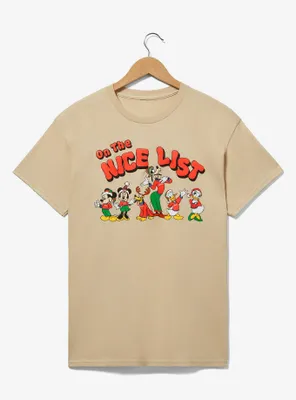 Disney Mickey & Friends Nice List Women's T-Shirt - BoxLunch Exclusive