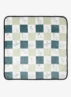 Studio Ghibli My Neighbor Totoro Checkered Portraits Baby Blanket - BoxLunch Exclusive