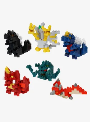 Kawada Godzilla Nanoblock Mininano Monsters Vol. 2 Blind Box Build Set