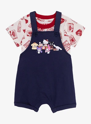 Sanrio Hello Kitty and Friends Kawaii Mart Infant Overall Set - BoxLunch Exclusive