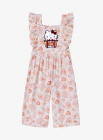 Sanrio Hello Kitty Kawaii Mart Allover Print Ruffled Toddler Romper — BoxLunch Exclusive