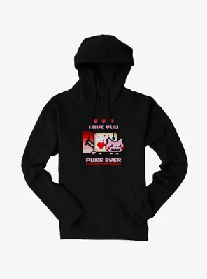 Nyan Cat Love You Purr Ever Hoodie