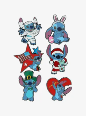 Loungefly Disney Lilo & Stitch Holidays Blind Box Enamel Pin