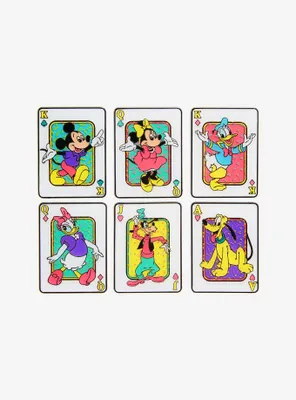 Loungefly Disney Mickey Mouse And Friends Card Blind Box Enamel Pin