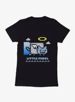 Nyan Cat Little Angel Womens T-Shirt