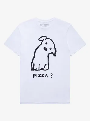 Pizza? Dog T-Shirt By Foxshiver