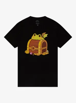 Frog Treasure Chest T-Shirt By Rhinlin