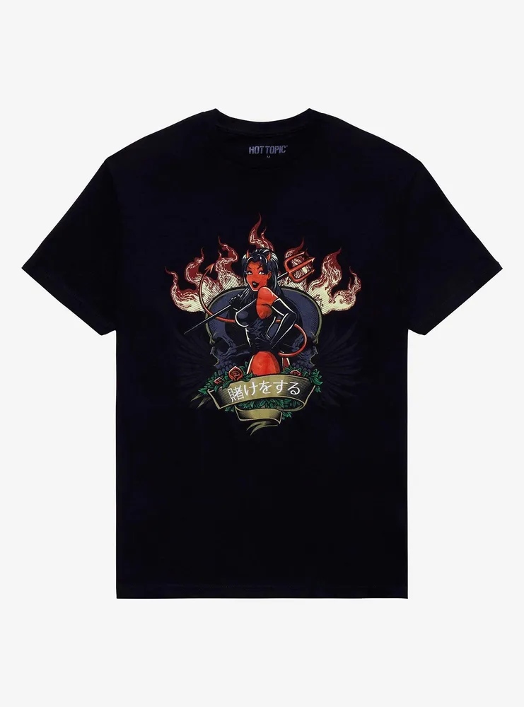 Devil Babe Flames T-Shirt