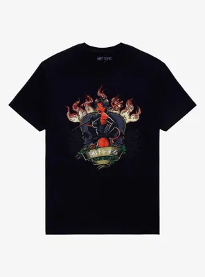 Devil Babe Flames T-Shirt