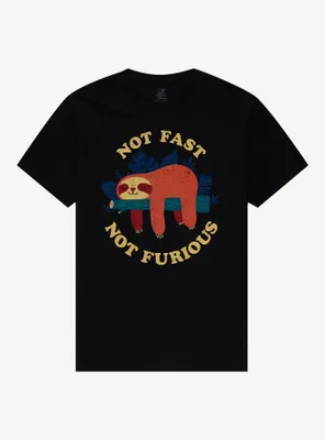 Sloth Not Fast Furious T-Shirt By Dinomike