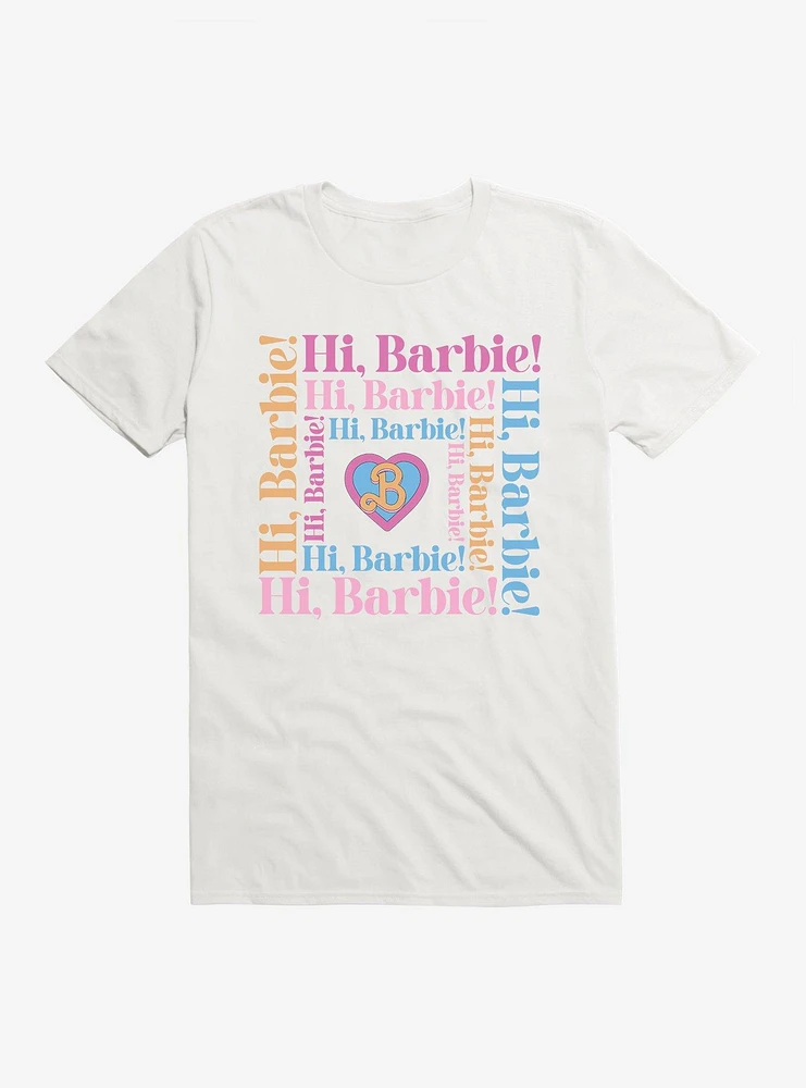 Barbie The Movie Hi Square T-Shirt