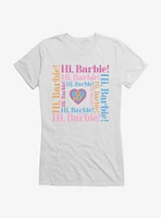 Barbie The Movie Hi Square Girls T-Shirt