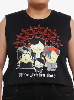South Park Goth Kids Girls Muscle Tank Top Plus