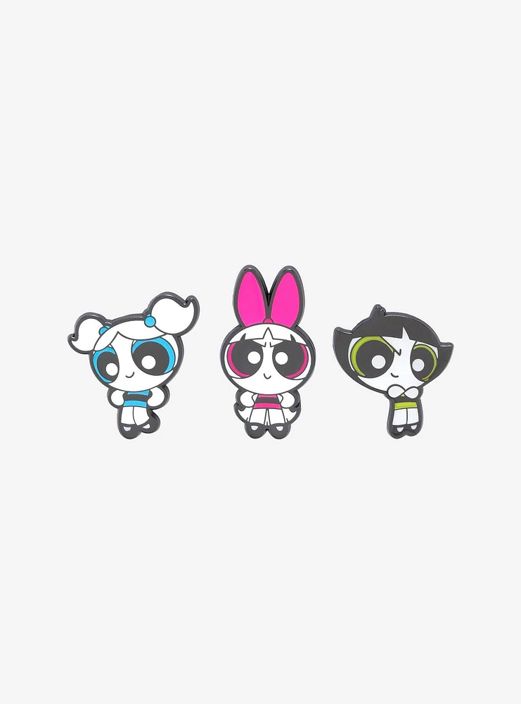 The Powerpuff Girls Tonal Enamel Pin Set - BoxLunch Exclusive