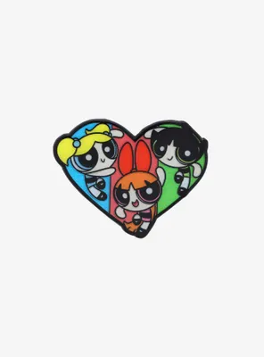 The Powerpuff Girls Trio Heart Enamel Pin - BoxLunch Exclusive