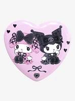 My Melody & Kuromi Lolita Heart 3 Inch Button