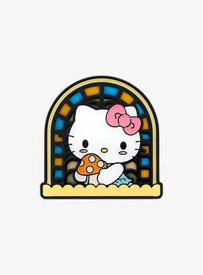 Hello Kitty Mushroom Window Enamel Pin