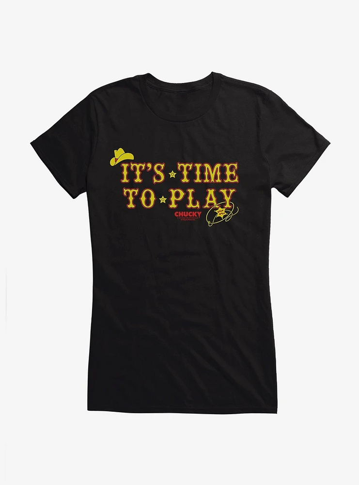 Chucky TV Series It's Time To Play Girls T-Shirt