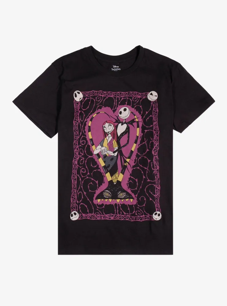 The Nightmare Before Christmas Tarot Characters Boyfriend Fit Girls T-Shirt