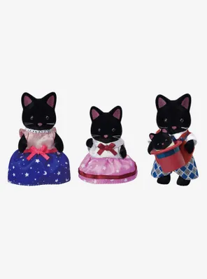 Calico Critters Midnight Cat Family Figure Set