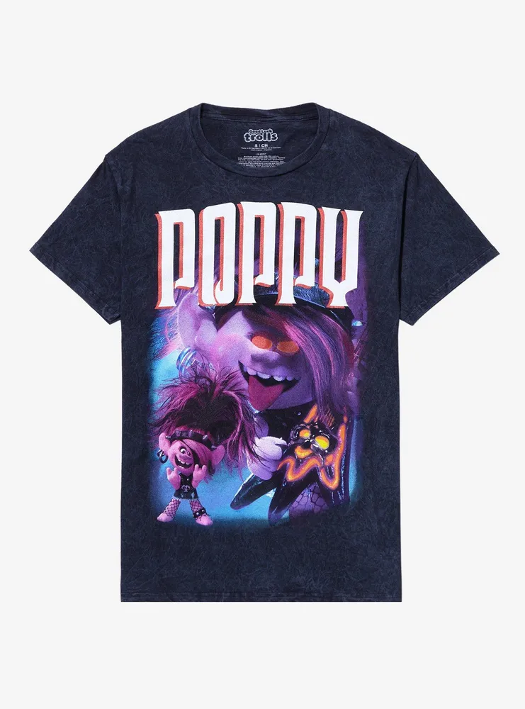 Trolls Poppy Rock Star Boyfriend Fit Girls T-Shirt