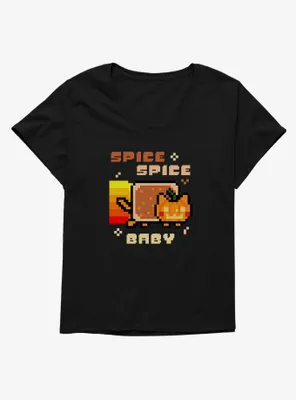 Nyan Cat Spice Baby Womens T-Shirt Plus