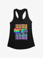 Nyan Cat Pastel Rainbow Womens Tank Top