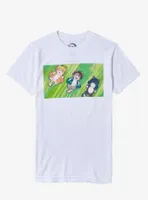 Demon Slayer: Kimetsu No Yaiba Trio Dog Panel Boyfriend Fit Girls T-Shirt