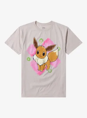 Pokemon Eevee Flowers Boyfriend Fit Girls T-Shirt