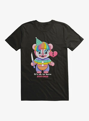 Hot Topic Clown It's Ok To Have Feelings T-Shirt