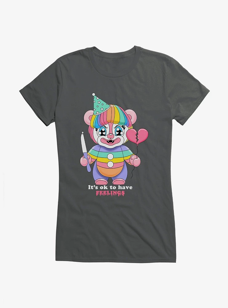 Hot Topic Clown It's Ok To Have Feelings Girls T-Shirt
