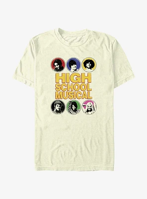 High School Musical Colorblock Cast Circles T-Shirt
