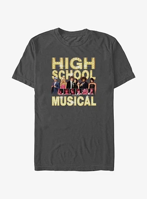 High School Musical Cast Group Boxes T-Shirt