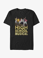 High School Musical Big Lights Group Pose T-Shirt