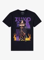 Avatar: The Last Airbender Zuko Purple Boyfriend Fit Girls T-Shirt